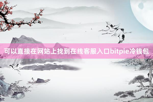 可以直接在网站上找到在线客服入口bitpie冷钱包