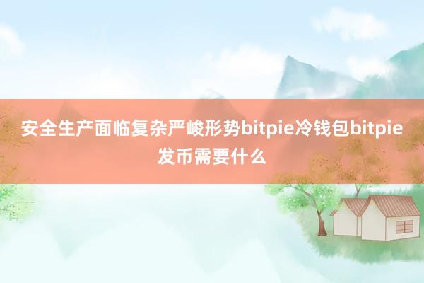 安全生产面临复杂严峻形势bitpie冷钱包bitpie发币需要什么