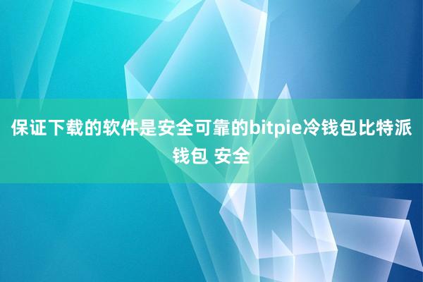 保证下载的软件是安全可靠的bitpie冷钱包比特派钱包 安全