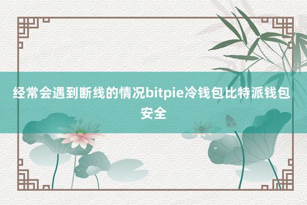 经常会遇到断线的情况bitpie冷钱包比特派钱包 安全