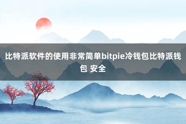 比特派软件的使用非常简单bitpie冷钱包比特派钱包 安全