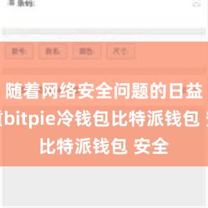 随着网络安全问题的日益严重bitpie冷钱包比特派钱包 安全