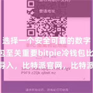 选择一个安全可靠的数字货币钱包至关重要bitpie冷钱包比特派 导入，比特派官网，比特派钱包，比特派下载