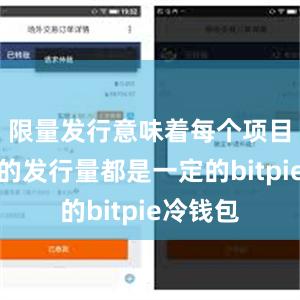 限量发行意味着每个项目纪念币的发行量都是一定的bitpie冷钱包