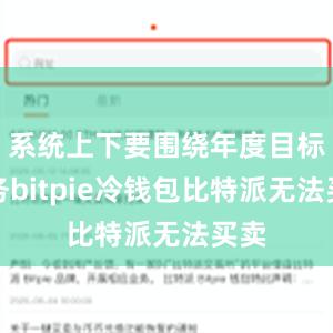 系统上下要围绕年度目标任务bitpie冷钱包比特派无法买卖