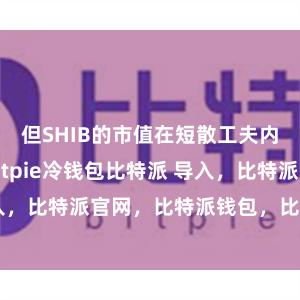 但SHIB的市值在短散工夫内马上增长bitpie冷钱包比特派 导入，比特派官网，比特派钱包，比特派下载