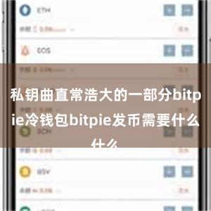 私钥曲直常浩大的一部分bitpie冷钱包bitpie发币需要什么